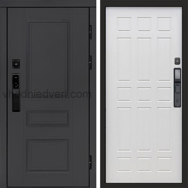 Входная дверь Termo-door ОРЕГОН ГРАФИТ с электрозамком - Спарта Лиственница