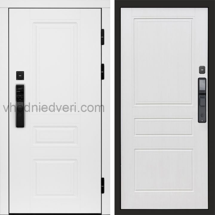 Входная дверь Termo-door ОРЕГОН WHITE с электрозамком - Классика Белое дерево