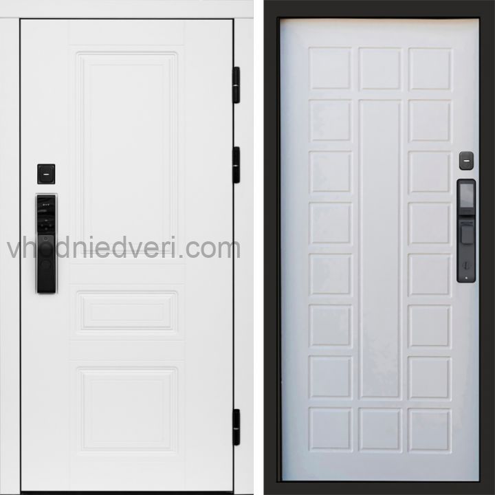 Входная дверь Termo-door ОРЕГОН WHITE с электрозамком - Престиж Белое дерево