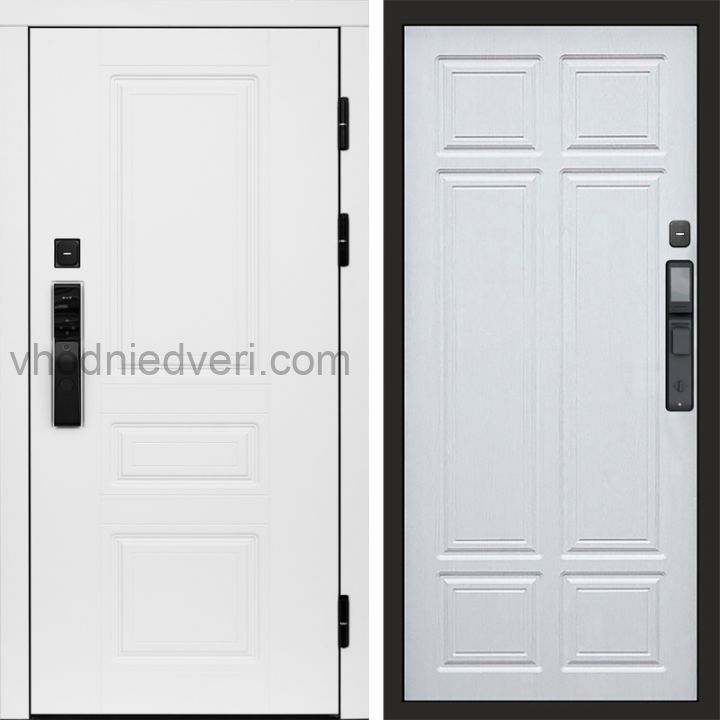 Входная дверь Termo-door ОРЕГОН WHITE с электрозамком - Лиственница премиум