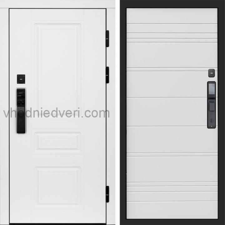 Входная дверь Termo-door ОРЕГОН WHITE с электрозамком - White line