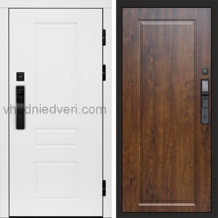 Входная дверь Termo-door ОРЕГОН WHITE с электрозамком - Гранд Дуб