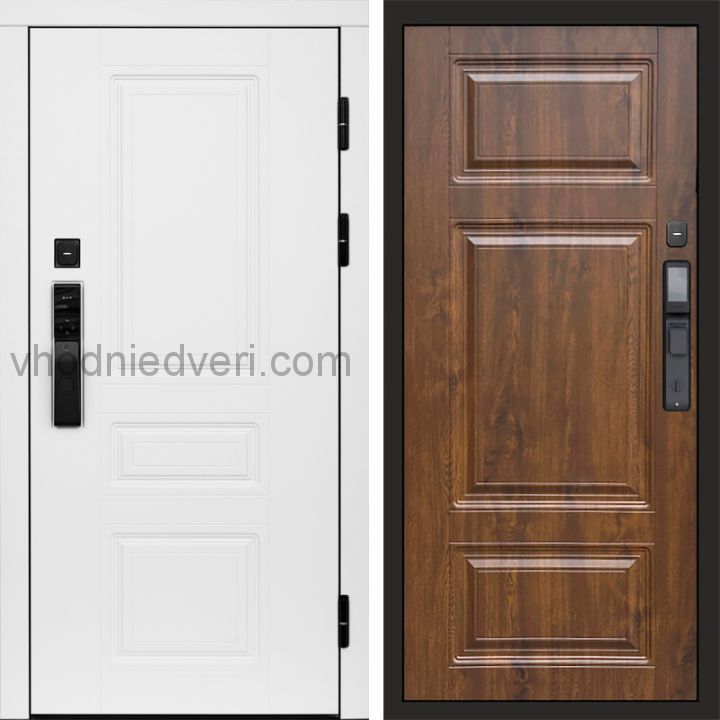 Входная дверь Termo-door ОРЕГОН WHITE с электрозамком - Лион Дуб