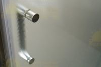 Квадратный душевой уголок Belbagno Uno-195 A  профиль хром 90х90 см схема 6