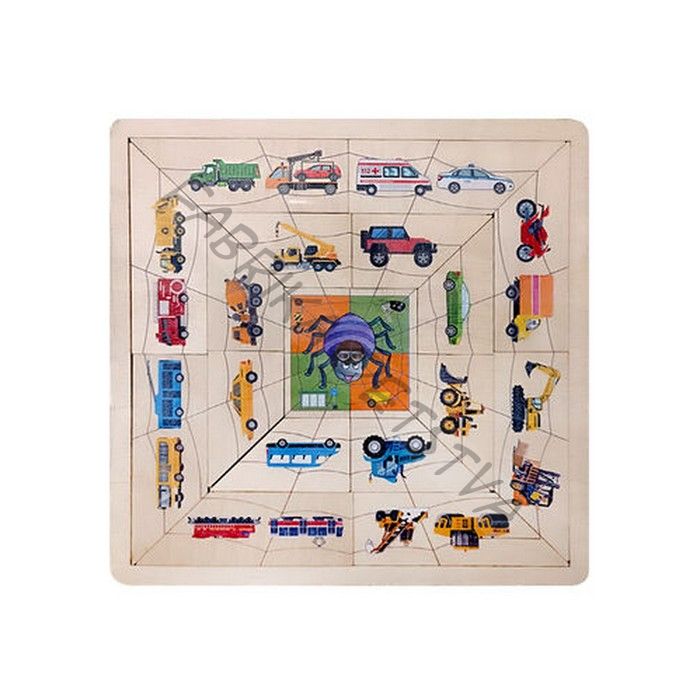 Пазлы из дерева «Паучок. Техника»