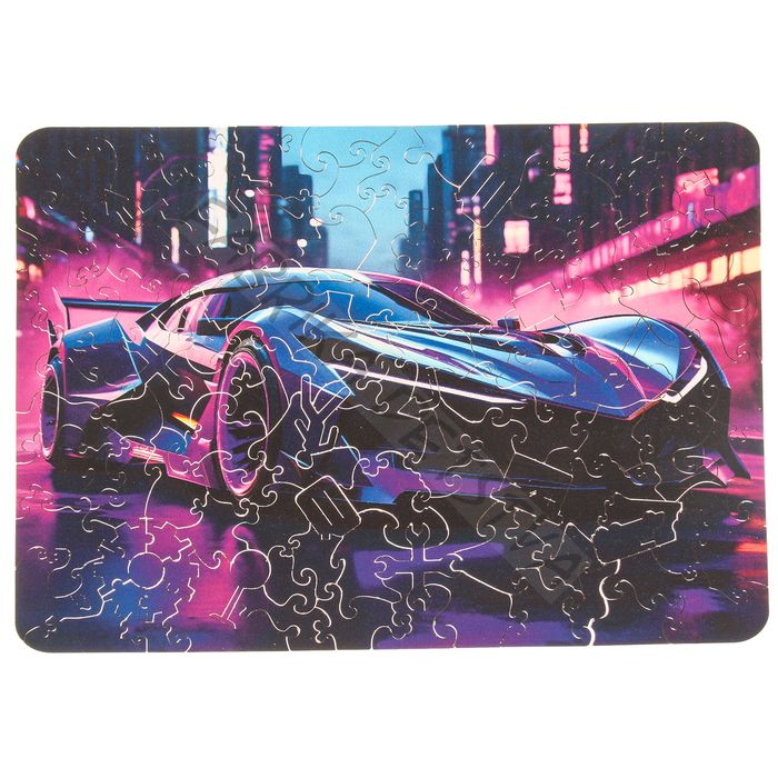 Пазл «Неон драйв» 20x29 см, 116 деталей