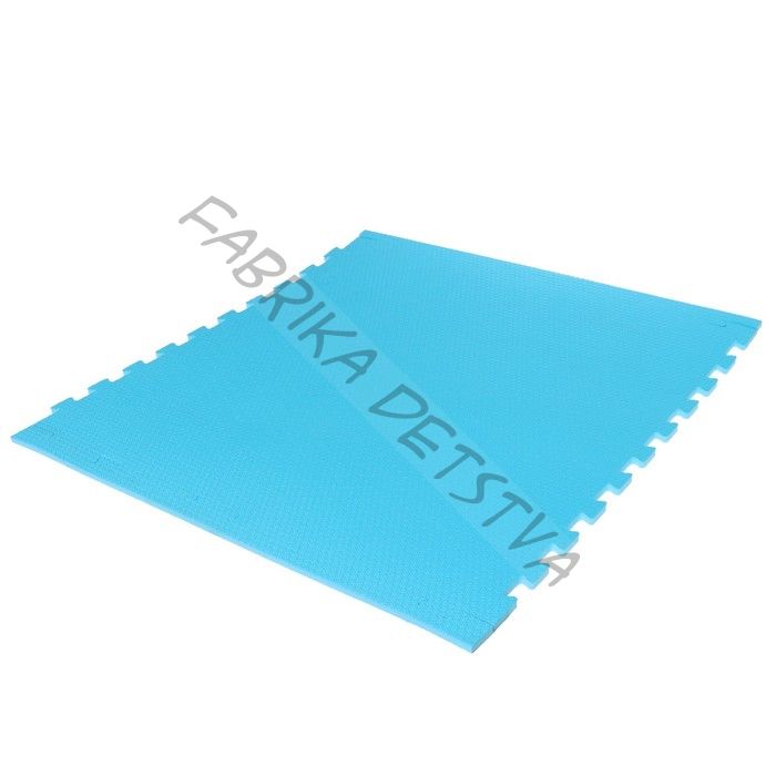 Мягкий пол универсальный «New-накат. Соты», цвет голубой, 100 x 100 см, 14 мм