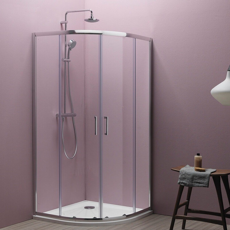 Душевая кабина Kolpa-San ECO QUAT TKP четверть круга 90х90 см цена от 43 800 ₽ Фото Душевая кабина Kolpa-San ECO QUAT TKP четверть круга 90х90 см