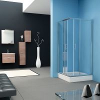 Прямоугольная душевая кабина Kolpa-San SQ LINE TKK 100х80 см схема 1