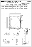 Душевая кабина Kolpa-San ATLAS TK без крыши 100х100 см схема 3