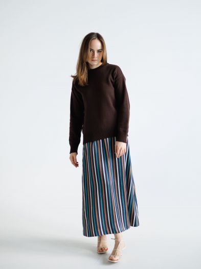 Свитер шоколад