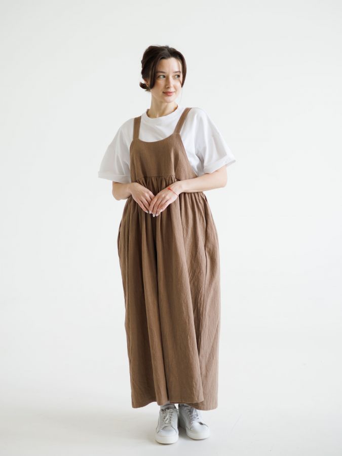 Сарафан Ortica из крапивы мокко