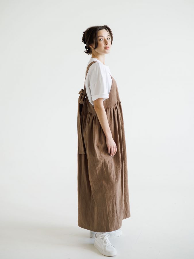 Сарафан Ortica из крапивы мокко