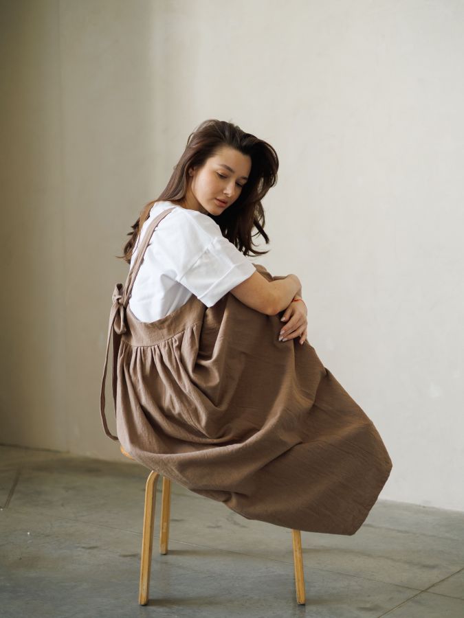 Сарафан Ortica из крапивы мокко