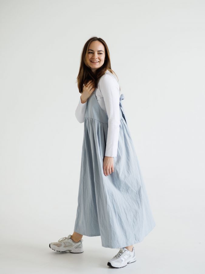 Сарафан Ortica из крапивы голубой