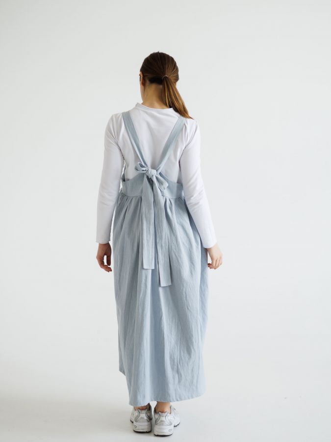 Сарафан Ortica из крапивы голубой