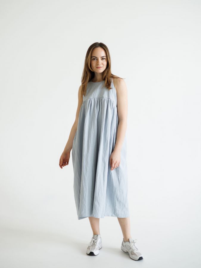 Сарафан Ortica из крапивы голубой