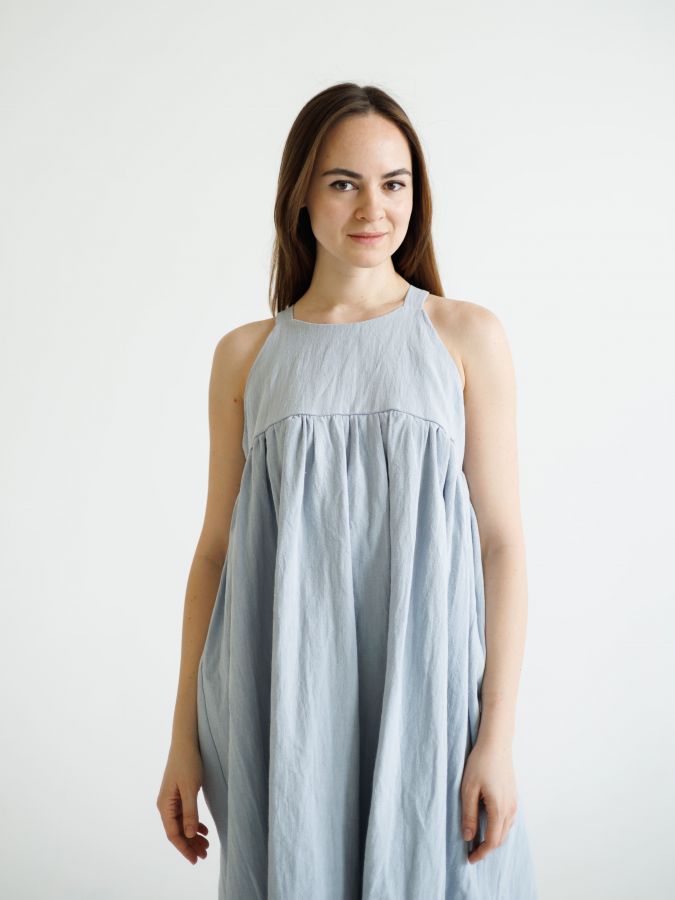 Сарафан Ortica из крапивы голубой