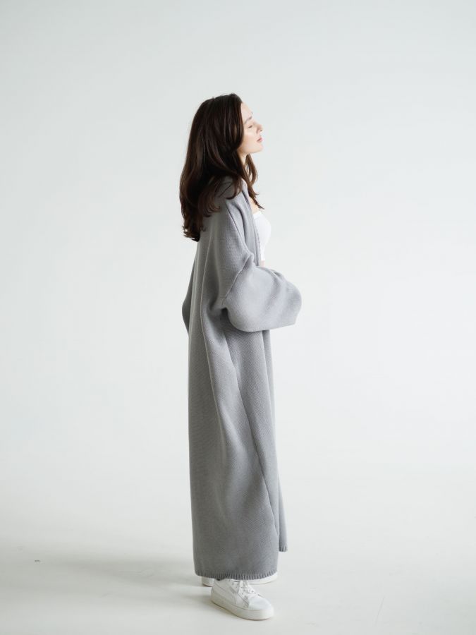 Кардиган двухсторонний длинный