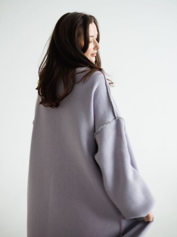 Кардиган двухсторонний длинный