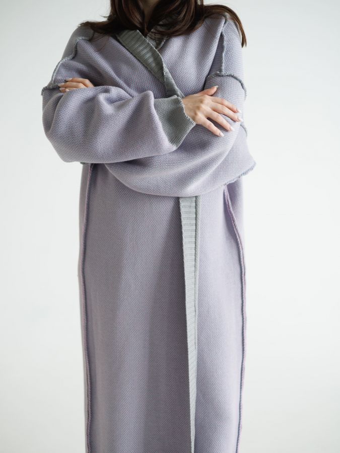 Кардиган двухсторонний длинный