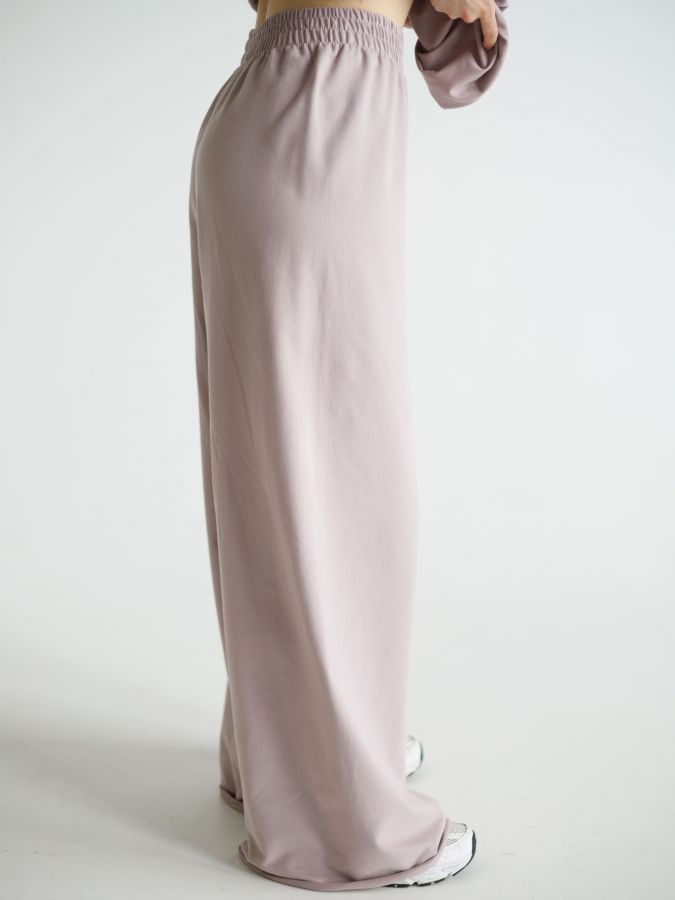 Брюки оверсайз в цвете туман