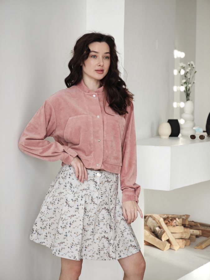 Юбка в складку Сухоцветы