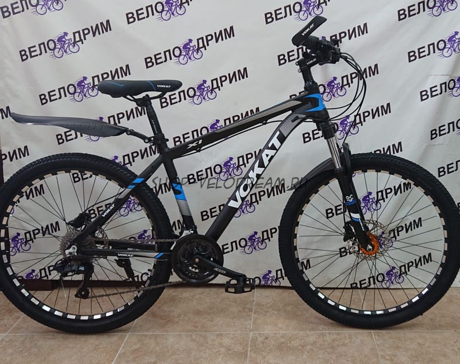 АКЦИЯ Велосипед 27,5" гидравлика Vokat алюминиевый GRN