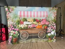 Фотофон из неопрена "Flowers №23"