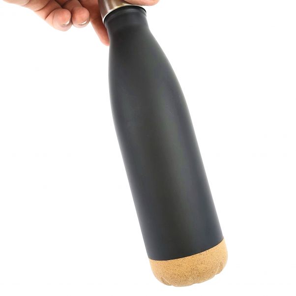 Термос Solberg Cork черный