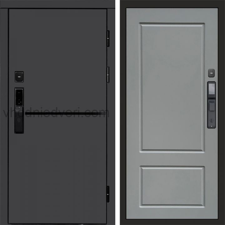 Входная дверь Termo-door ТРЕНД ГРАФИТ с электрозамком - Марсель Грей софт