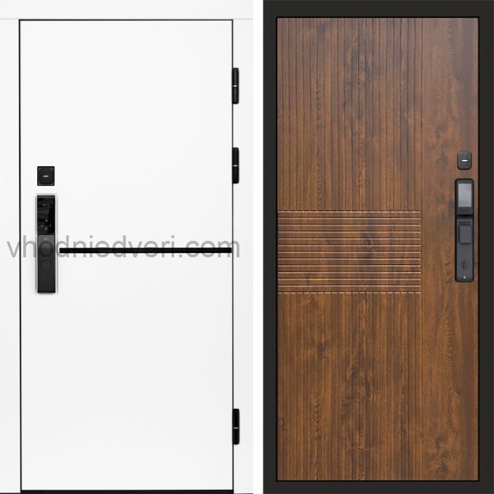 Входная дверь Termo-door ТРЕНД WHITE с электрозамком - Мастино Дуб