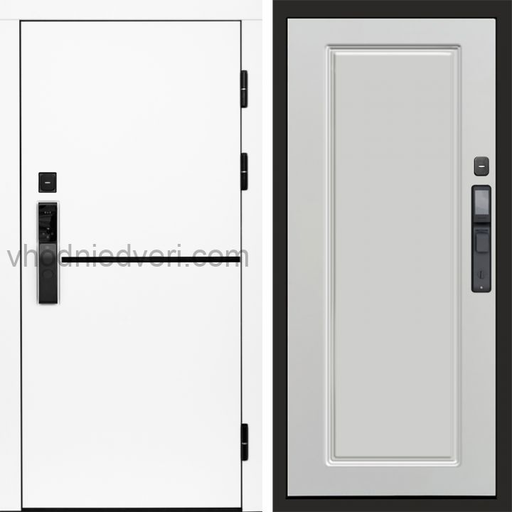 Входная дверь Termo-door ТРЕНД WHITE с электрозамком - Гранд Белый софт