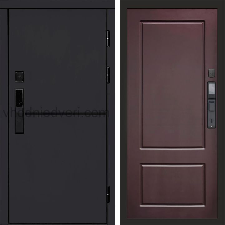 Входная дверь Termo-door ТРЕНД BLACK с электрозамком - Марсель Шоколад