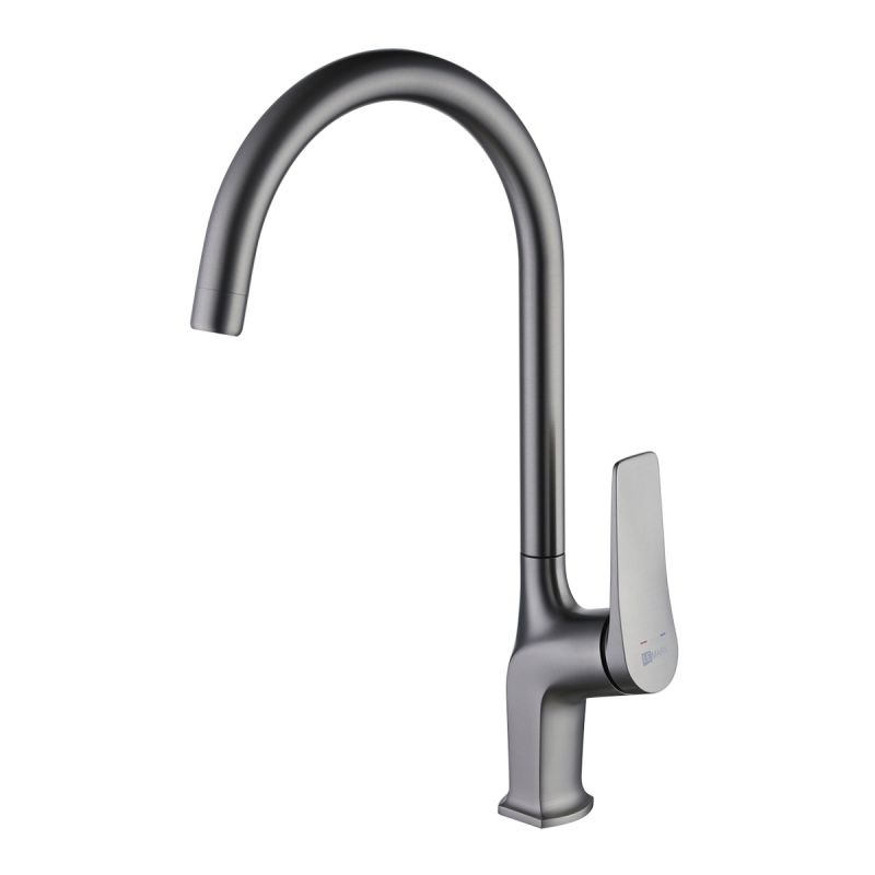 Смеситель для кухни Lemark Bronx LM3705GM, графит