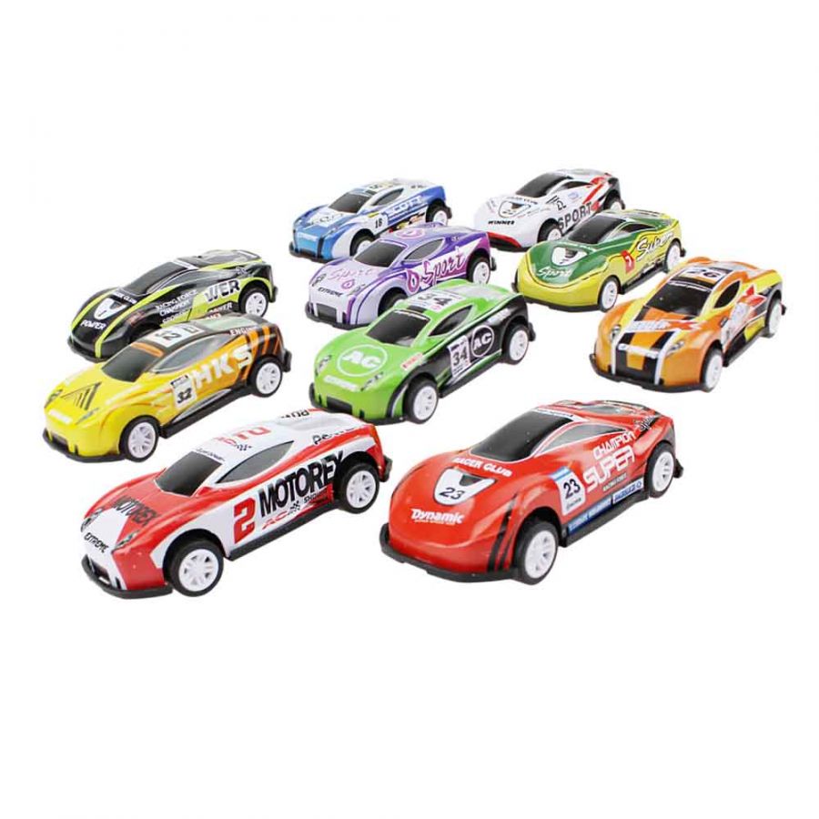 Набор 10 машинок НОРДПЛАСТ, инерционные, 1/64, в ассортименте