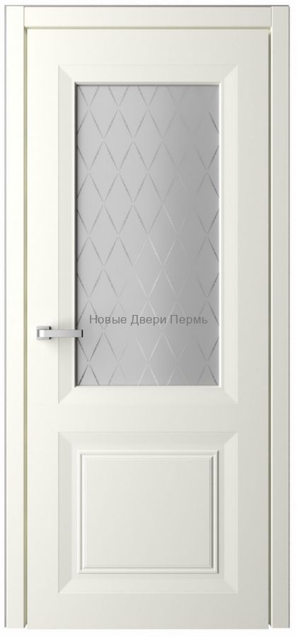 Дверь Стиль Богема Эмаль стекло Оникс