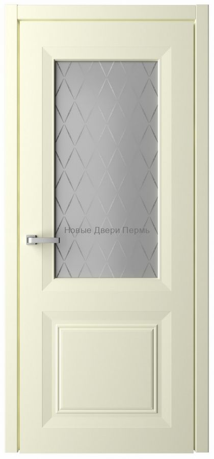 Дверь Стиль Богема Эмаль стекло Оникс