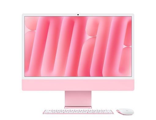 Apple iMac 24 M4 (8C CPU/8C GPU), 16 Гб, 256 Гб SSD, розовый, MWUG3