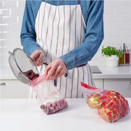 ISTAD Пакет закрывающийся, красно-розовый узор, 2,5/1,2 л. 50 шт ISTAD Пакет закрывающийся, красно-розовый узор, 2,5/1,2 л. 50 шт