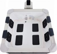 СПА-бассейн MSpa "Oslo Plus" 1150л, 180х180х65см схема 3