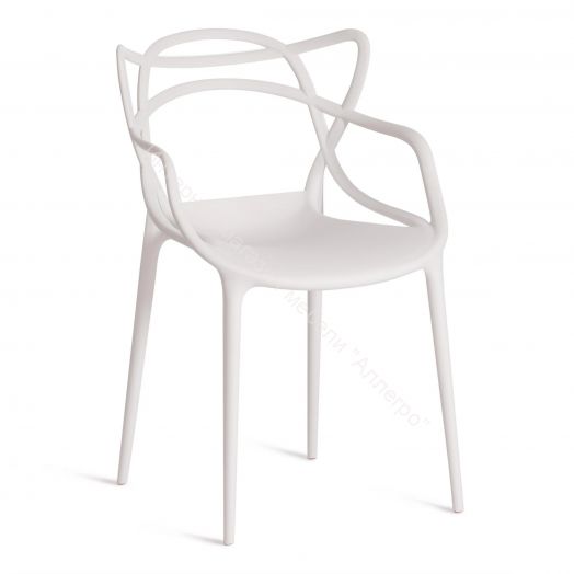 Стул Cat Chair (mod. 028) пластик, белый, (White C0057)