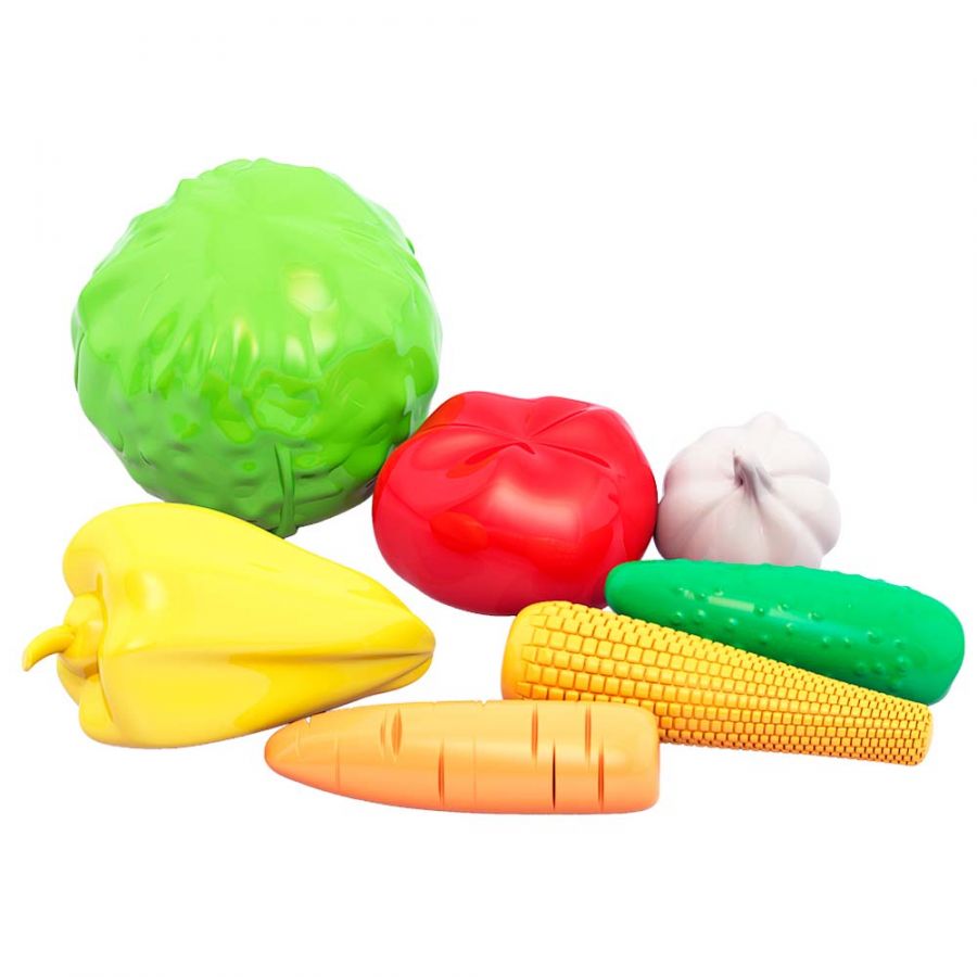 Набор «Овощи» в ящике (6 шт.)