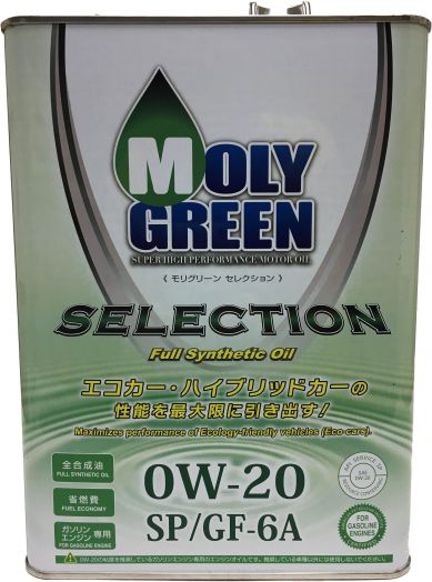 Moly Green Selection 0W-20, 4л