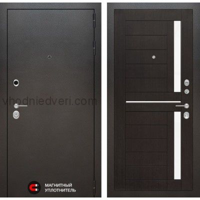 Входная дверь Лабиринт SILVER - 02 Венге