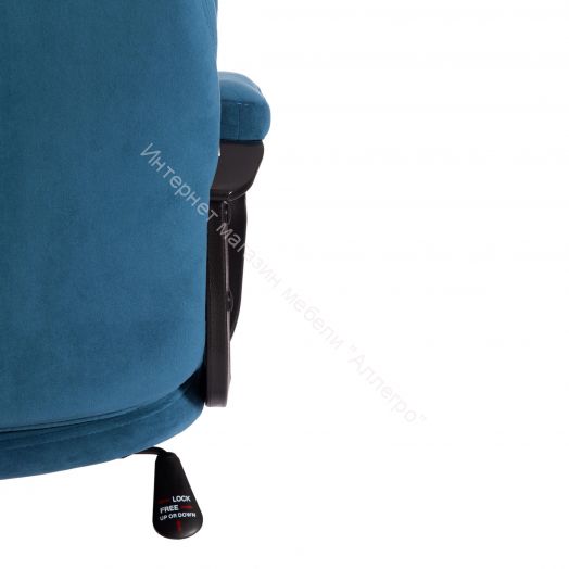 Кресло COMFORT LT (22) флок, синий, 32