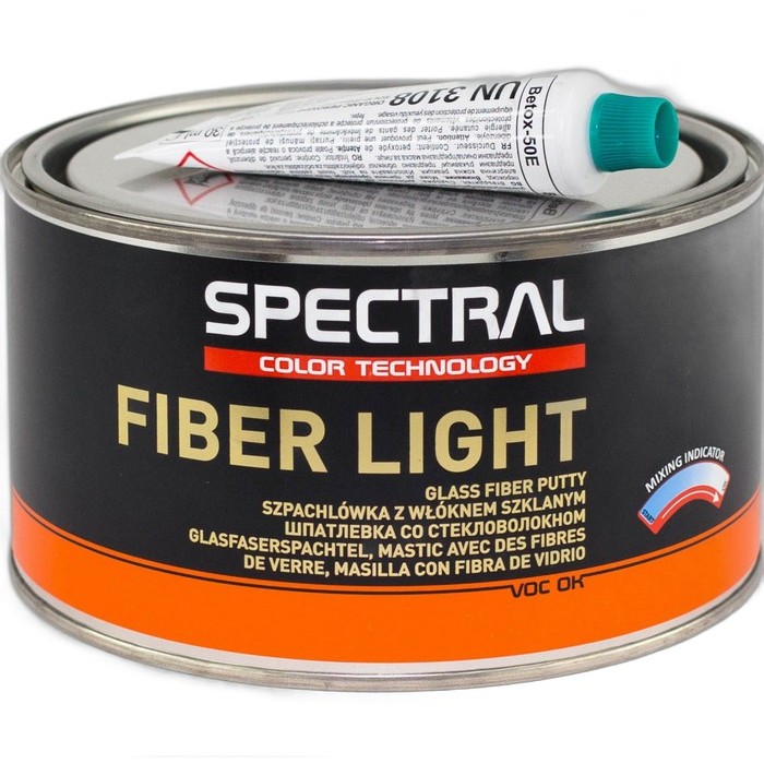 Spectral FIBER LIGHT Шпатлевка со стекловолокном легкая, объем 1л.