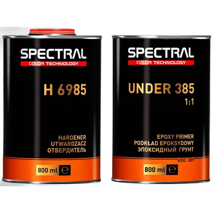 SPECTRAL UNDER 385 Грунт эпоксидный 1:1 с отвердителем H6985 0,8л+0,8л. комплект