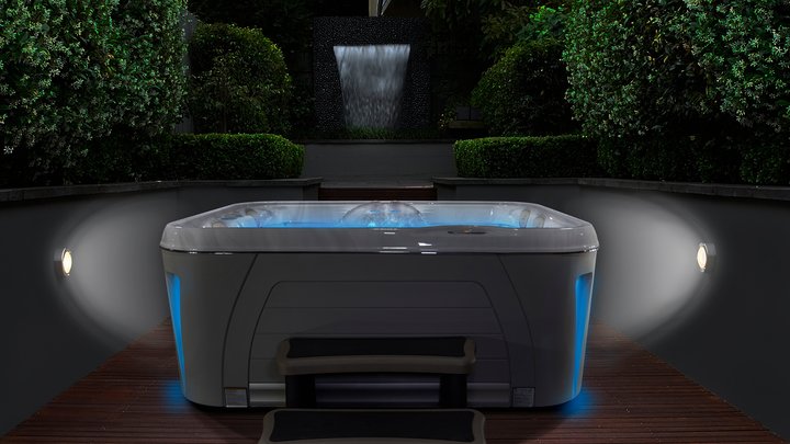 Бассейн Hydropool Serenity 6800 -  50 форсунок на шесть человек 216х216 ФОТО