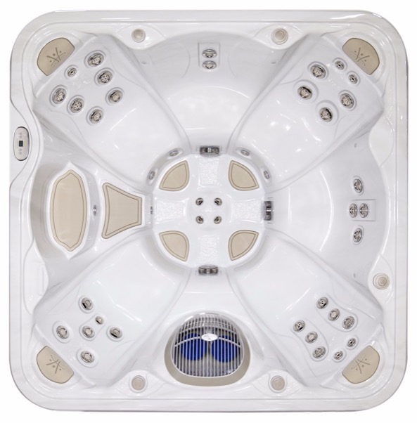 Бассейн Hydropool Serenity 6800 -  50 форсунок на шесть человек 216х216 ФОТО